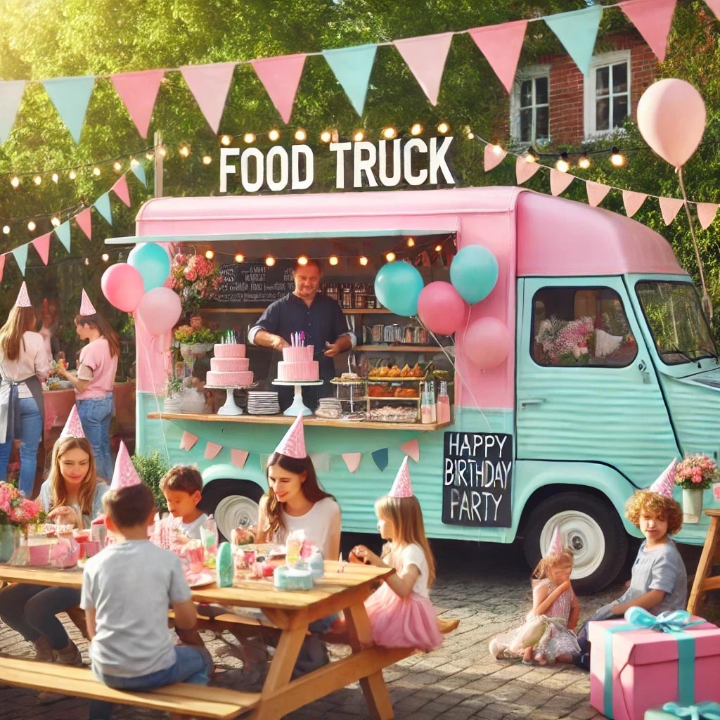 Food trucks en cumpleaños