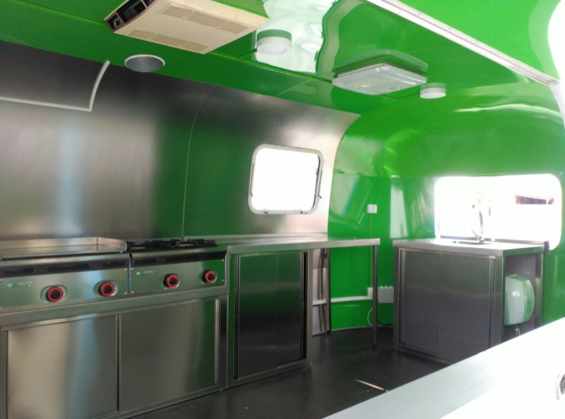 Interior de foodtruck