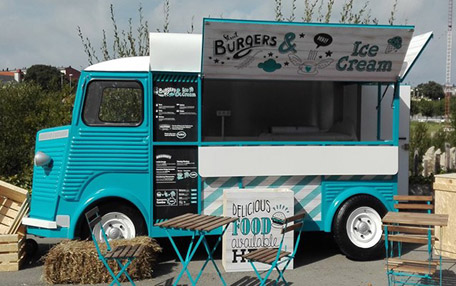 Foodtruck food truck Burgers & Ice cream Frigo soyfrigo