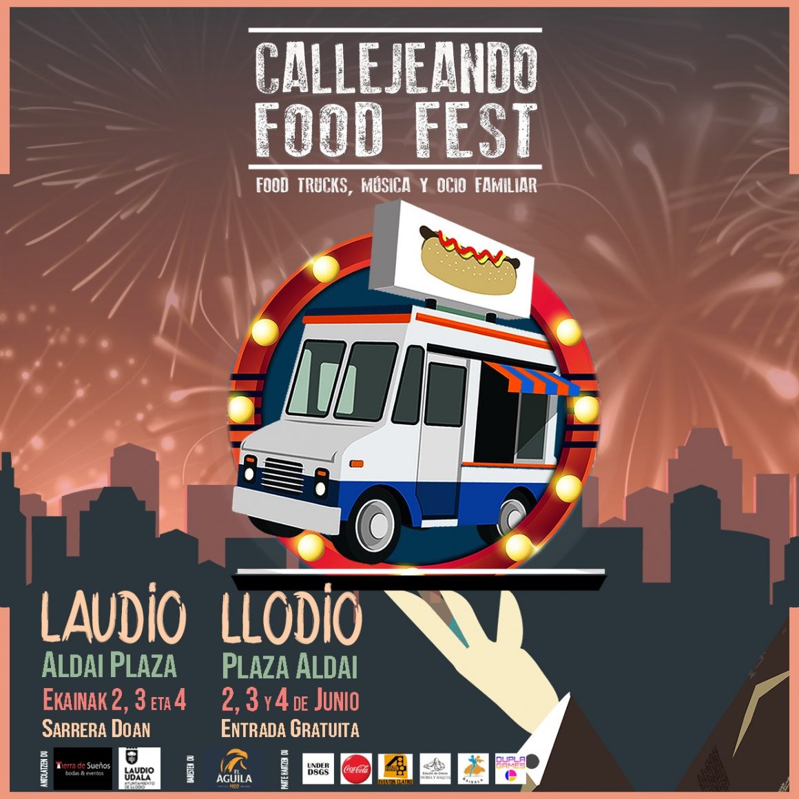 Cartel Callejeando Food Fest Laudio