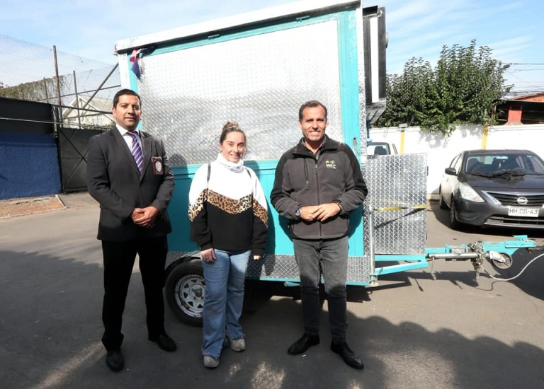 Municipalidad Peñaflor food truck robado