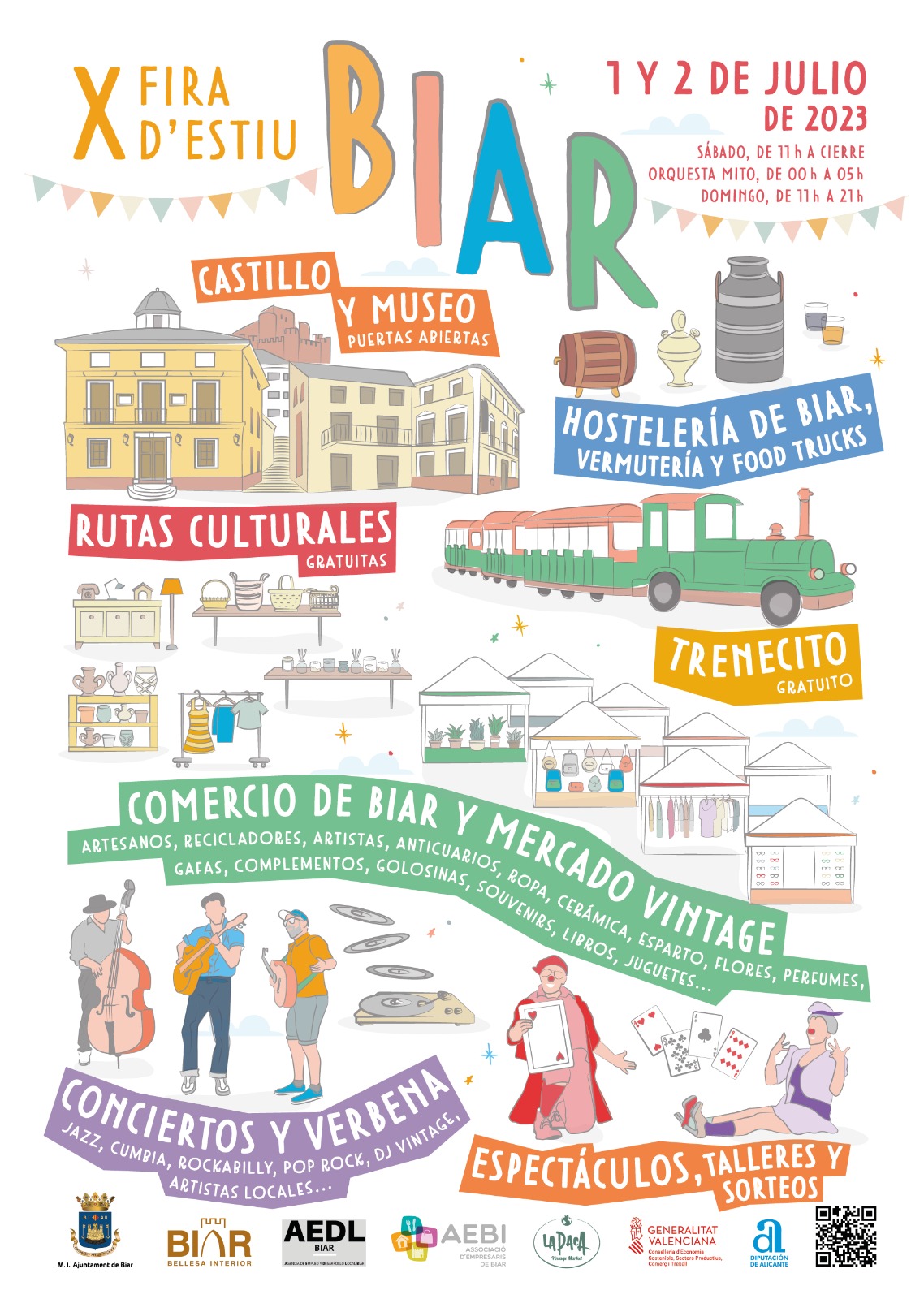 Cartel Fira d'Estiu Biar