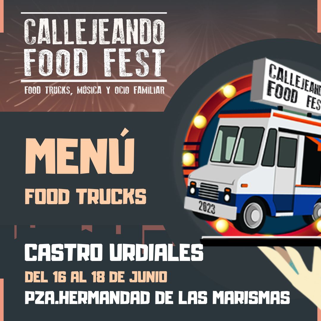 Cartel Callejeando Food Fest Castro Urdiales