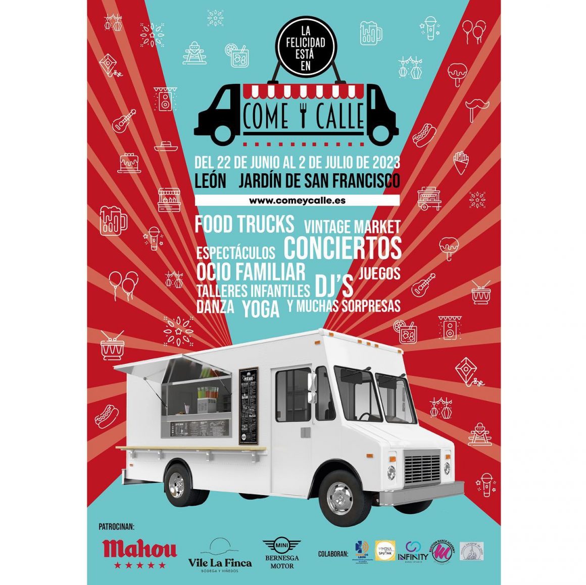 Cartel Come y Calle León 2023