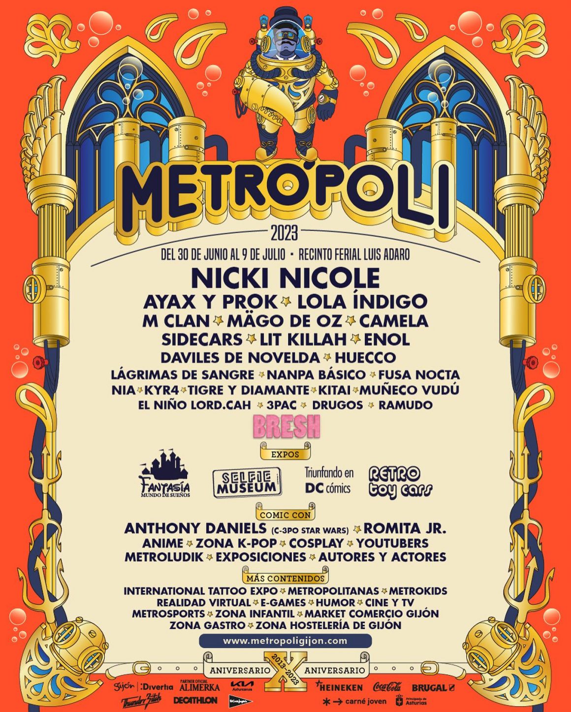Cartel Metrópoli Gijón 2023