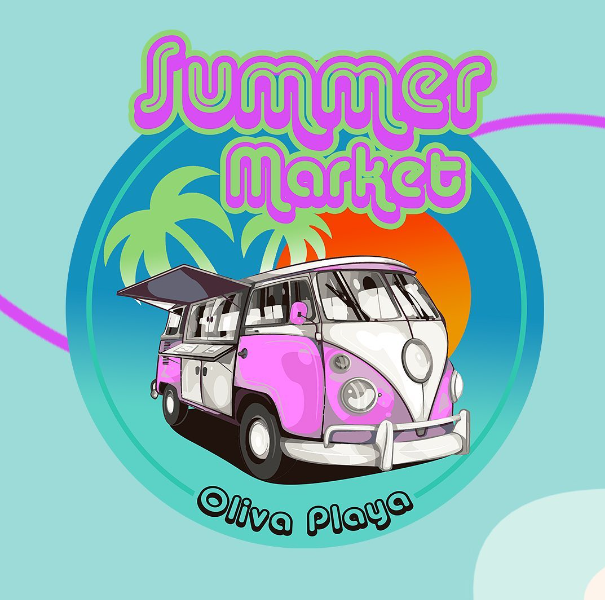 Cartel Summer Market Playa Oliva