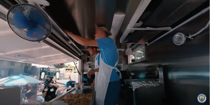 Man City food truck