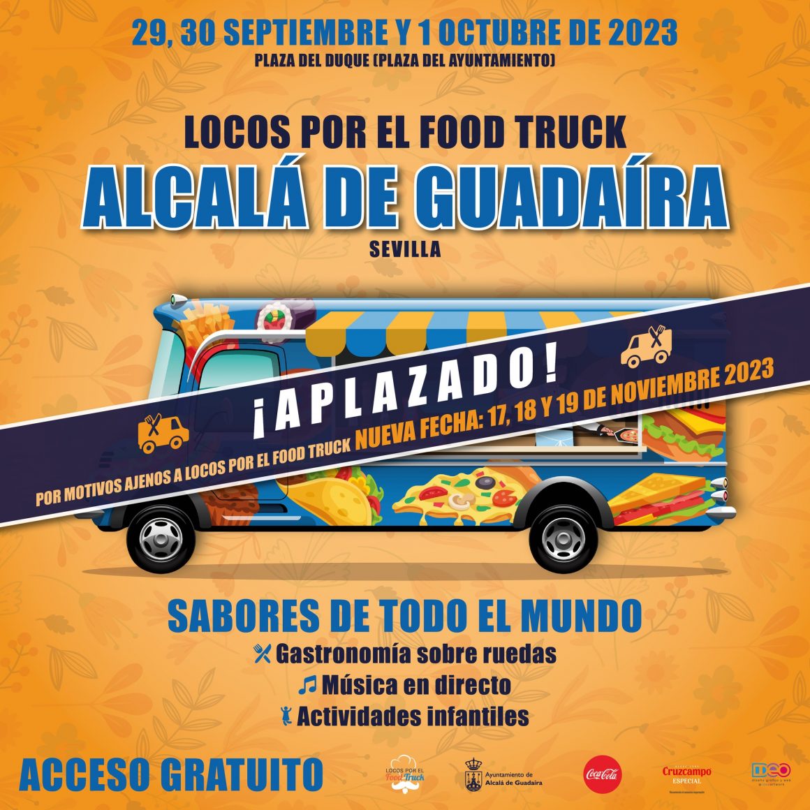 Cartel locos por el food truck