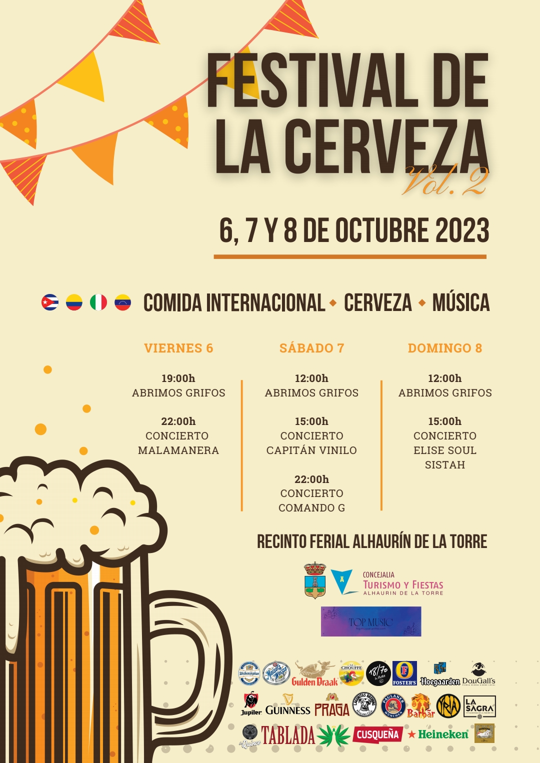 Festival de la Cerveza Alhaurín d ela Torre. food trucks y cerveza