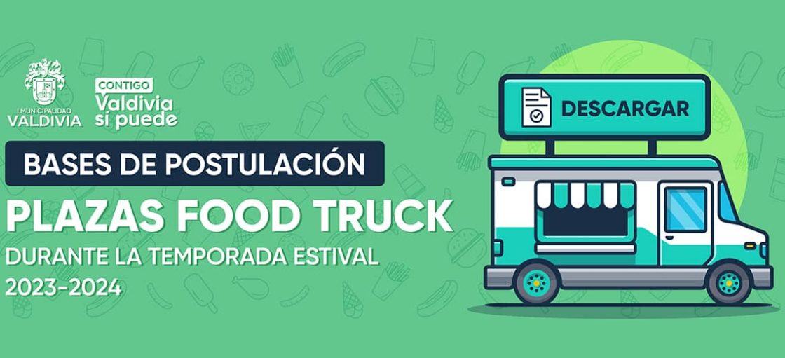 Bases de postulación para tres plazas de food trucks en Valdivia