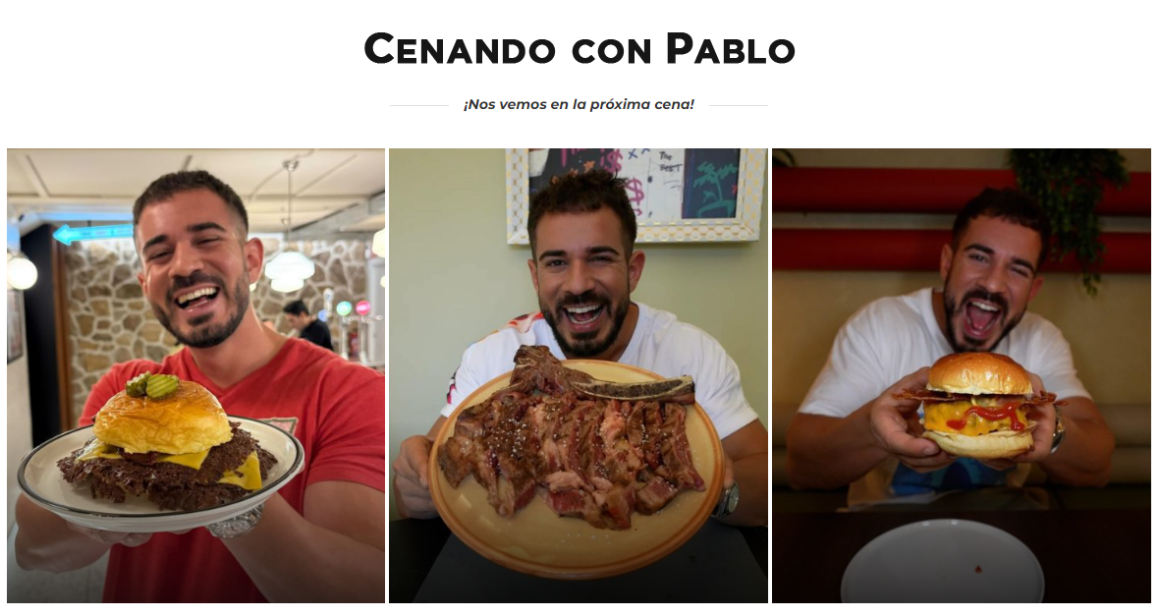 Cenando con Pablo Web