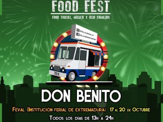 Food trucks Badajoz. Don benito Callejeando Food Fest