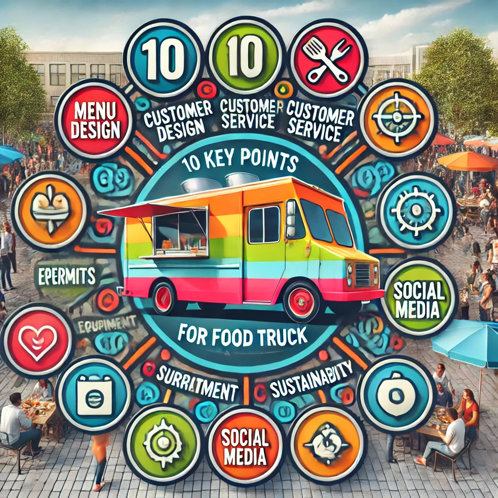 10 puntos clave para food trucks. 10 Key points for foodtrucks