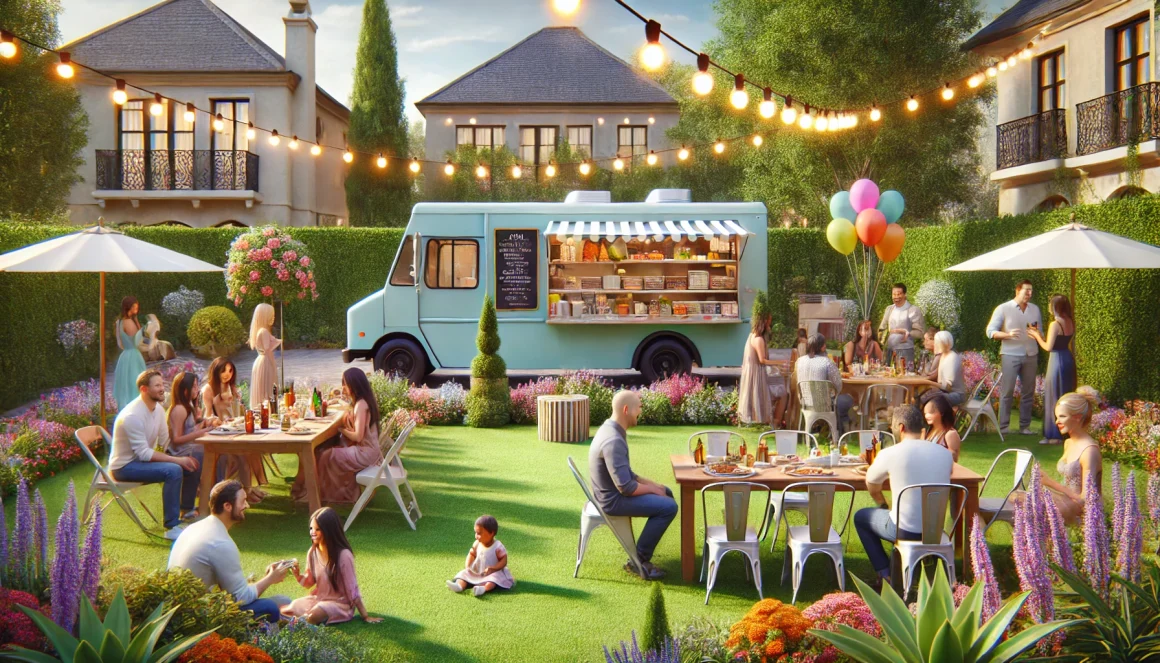 food truck en evento privado. Foodtruck en fiesta en una casa