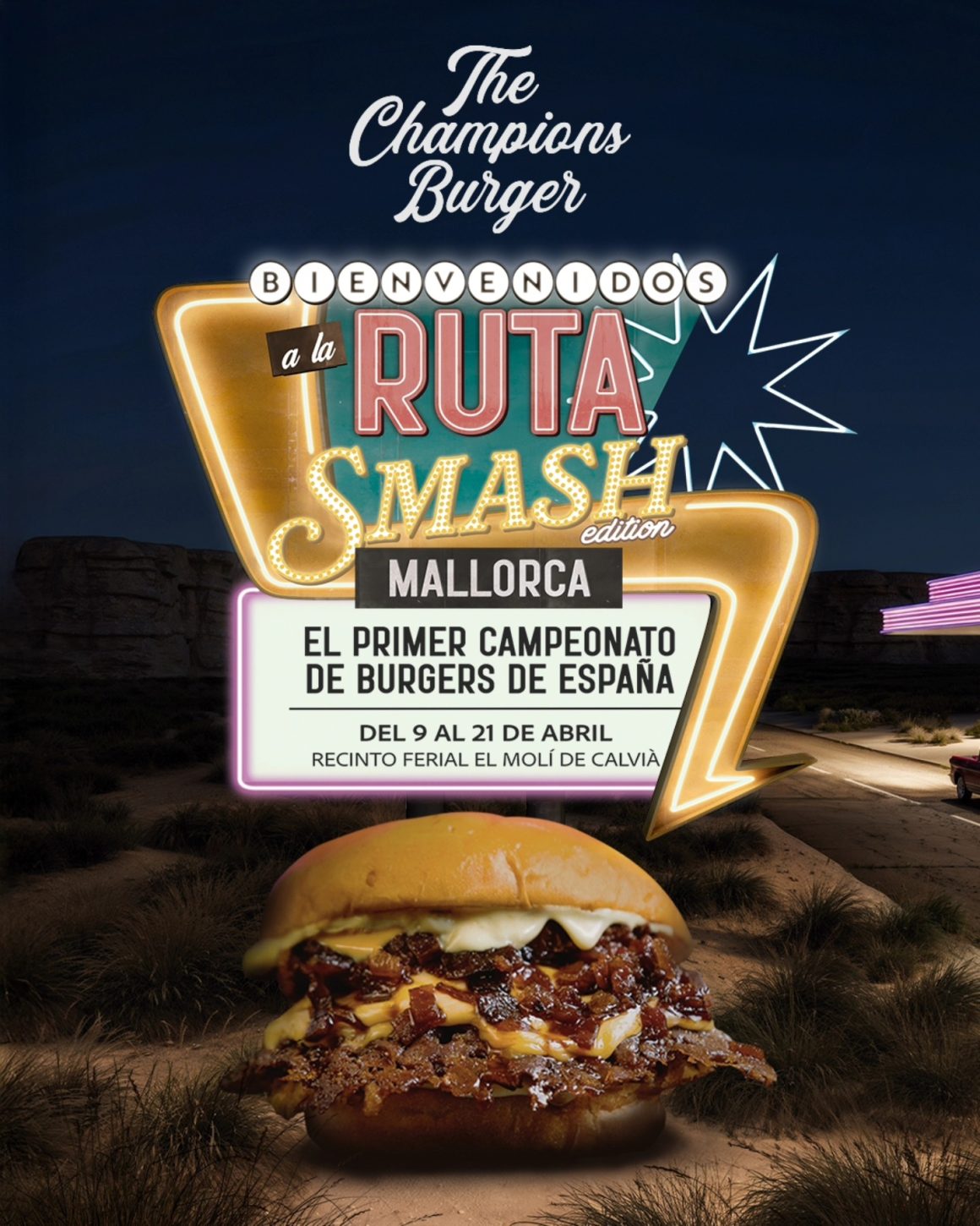 the champions burger Mallorca