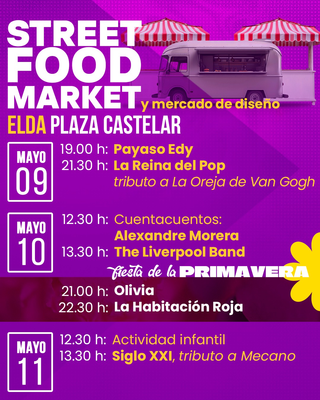 street food market food trucks