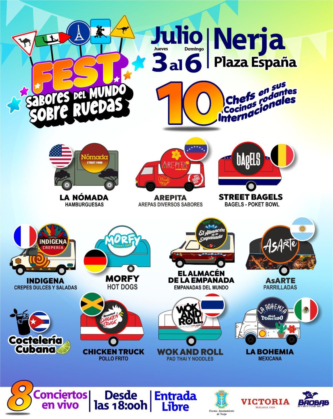 sabores del mundo food trucks