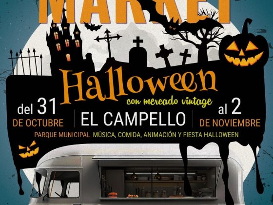 street food market halloween
