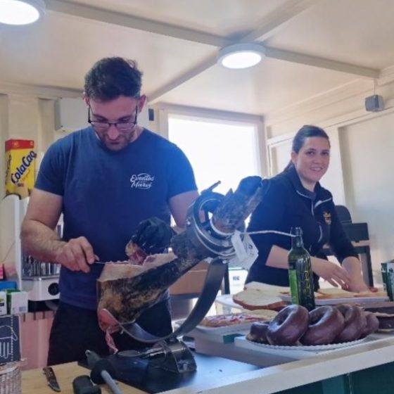 the train station food truck