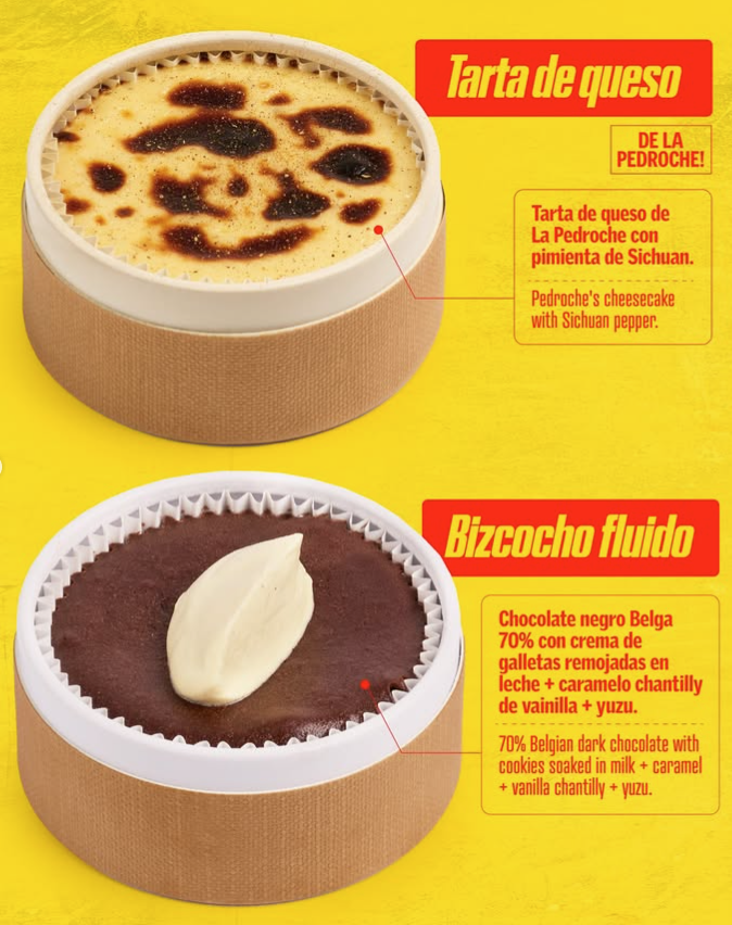 pollos muñoz food truck. tarta de la Pedroche. Bizcocho fluido