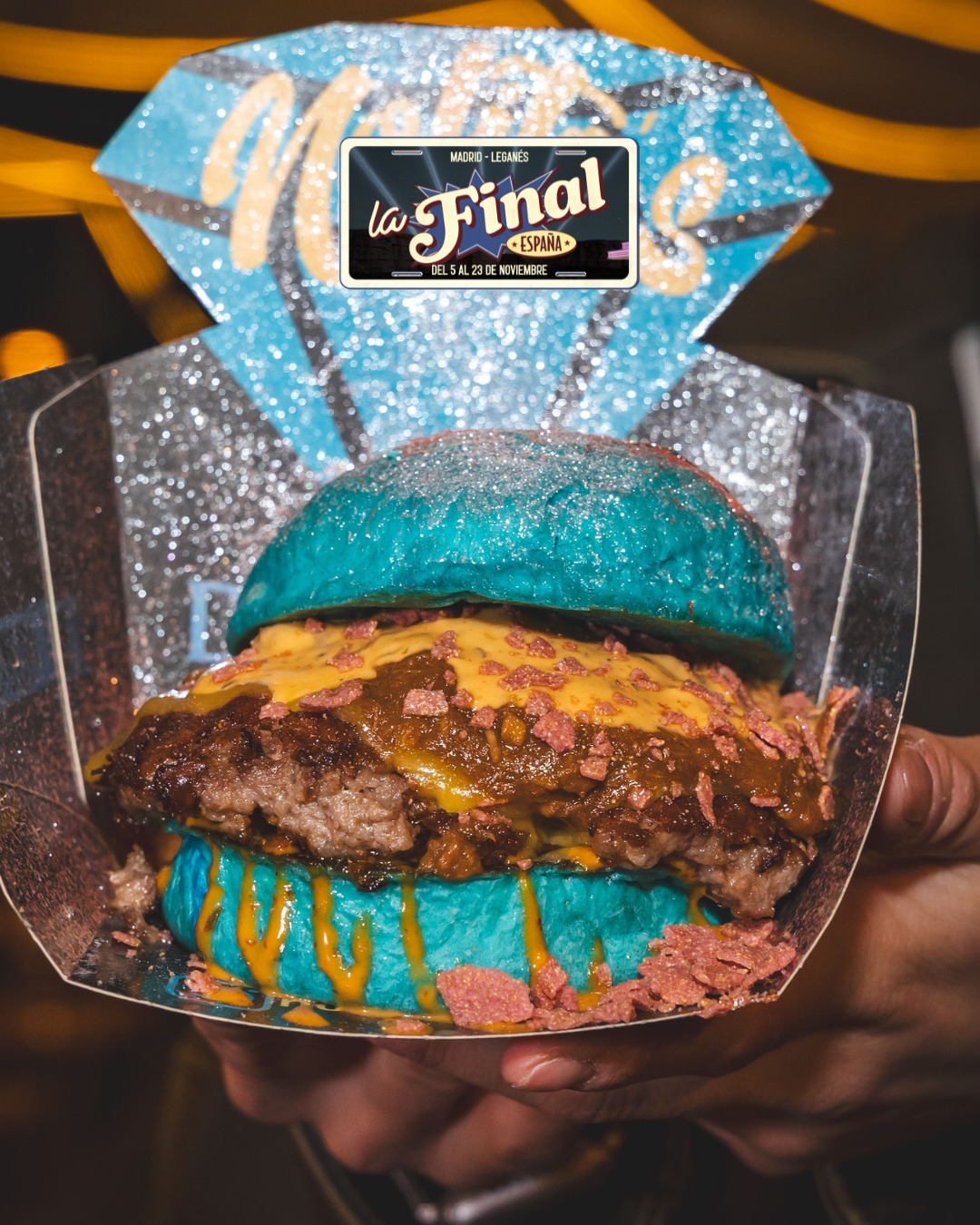 hamburguesa nolitos ganadora the champions burger 2025