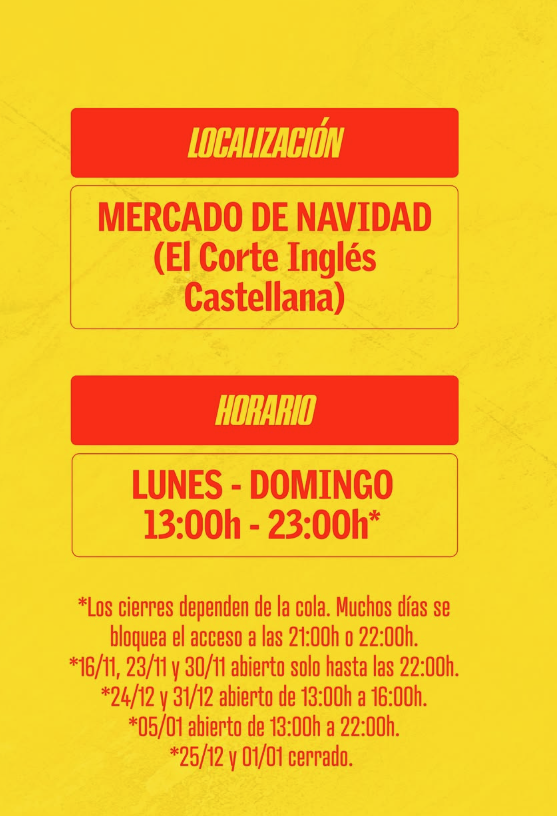 pollos muñoz food truck madrid corte inglés