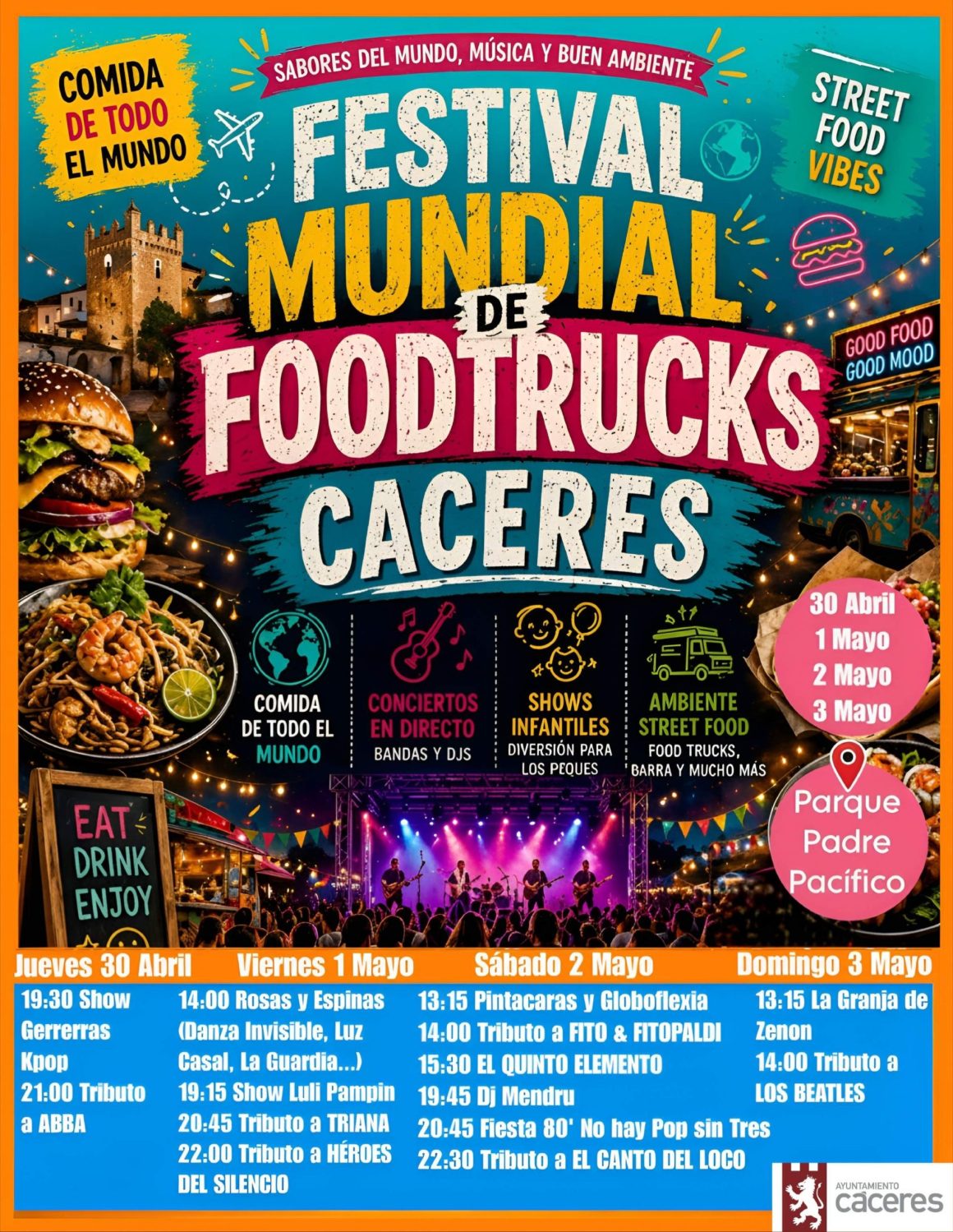 food trucks cáceres