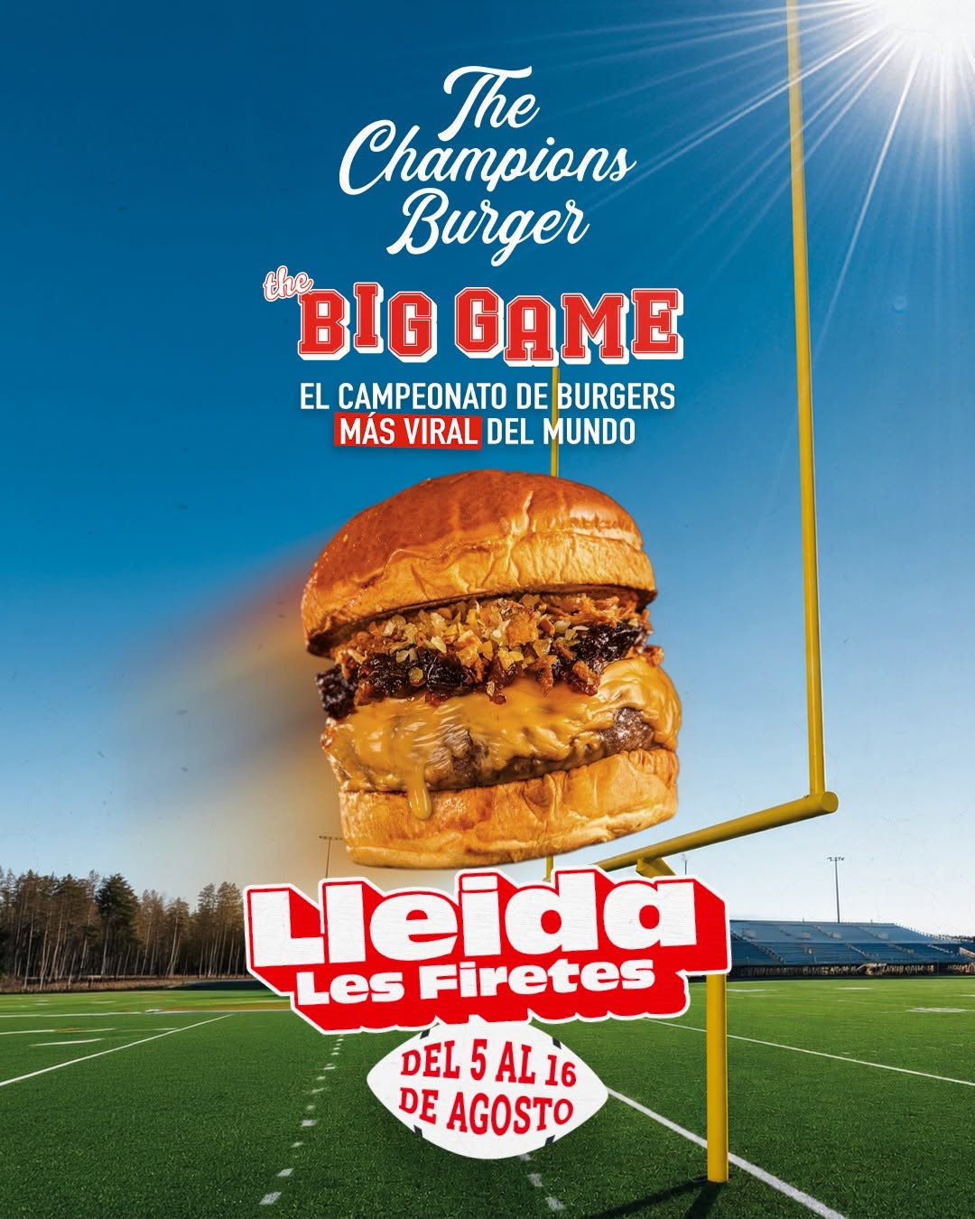 the champions burguer Lleida