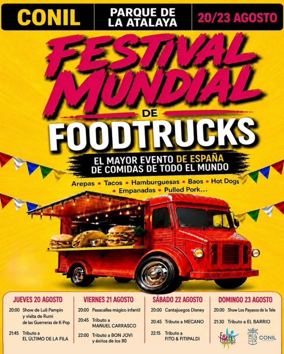 festival mundial foodtrucks Conil Cádiz