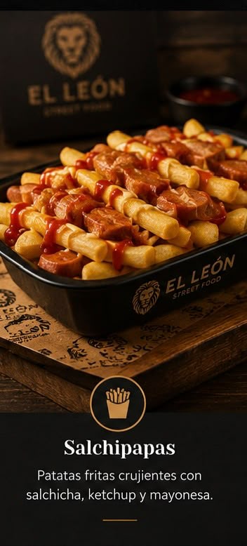 salchipapas el leon street food