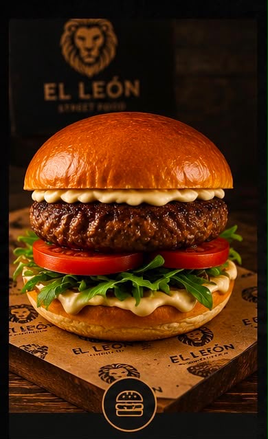 hamburguesa wagyu el leon street food